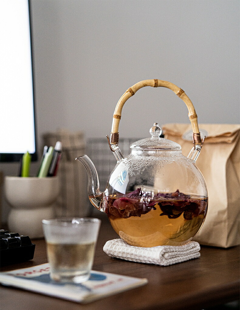 楽天市場】IwaiLoft 朧月 ガラスケトル 900ml 耐熱 ガラス