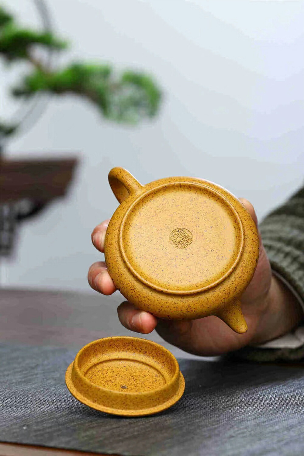 中国 胡月明作 黄泥急須 中国茶器 送料込み0829 中国 胡月明作 黄泥