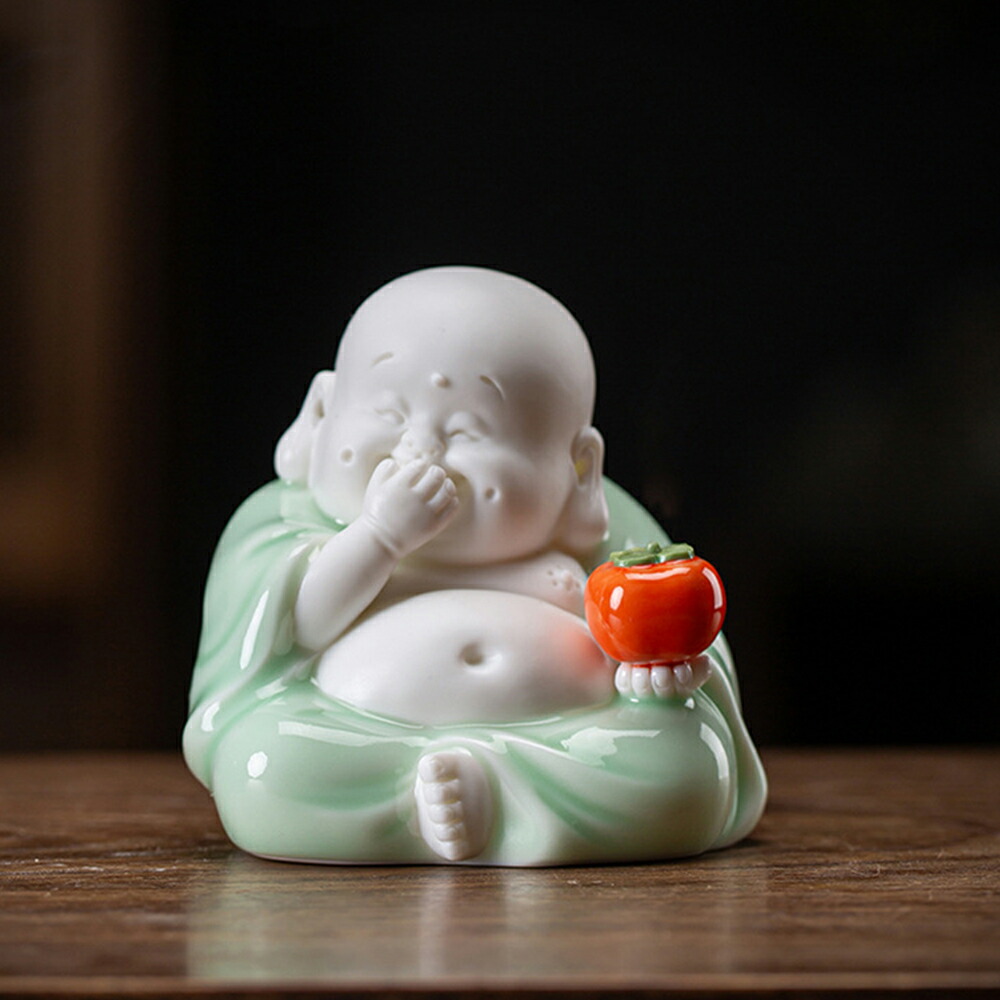 楽天市場】布袋様 置物（素材（インテリア）陶器・磁器）の通販