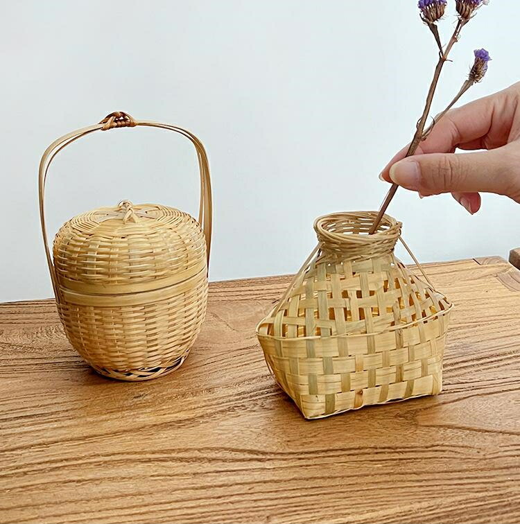 土佐の虎斑竹 かご 竹籠 竹細工 漆塗り 日本製 亀甲盛り籠 土佐の虎