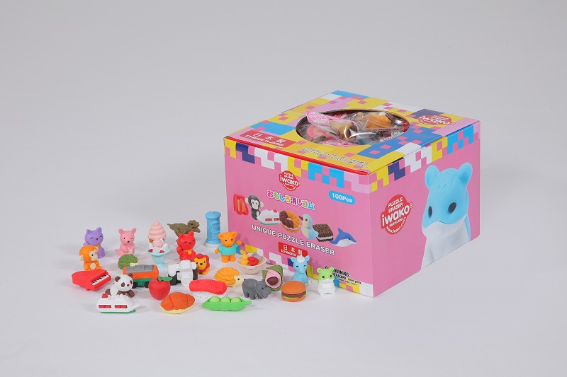 楽天市場】【まとめ買い】消しゴムBOX100（100個入
