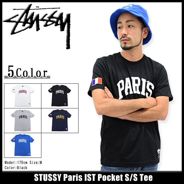 楽天市場】ステューシー STUSSY Tシャツ 半袖 メンズ Paris IST Pocket