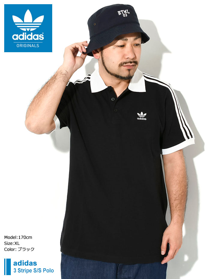 楽天市場】アディダス adidas ポロシャツ 半袖 メンズ 3 ストライプ