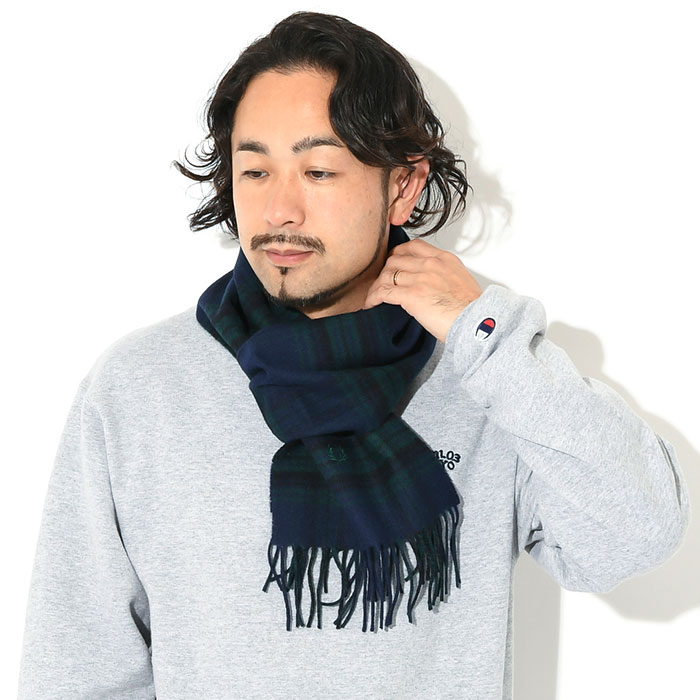 楽天市場】フレッドペリー FRED PERRY マフラー メンズ スチュワート