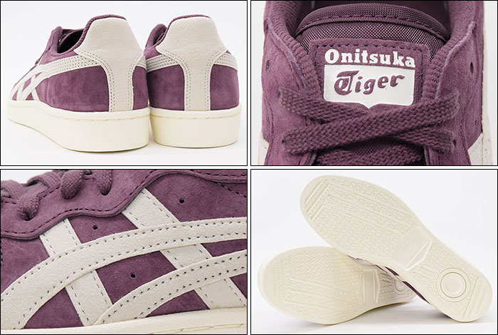 ストラップ スニーカー オニツカ タイガー 紫 バスケット バッシュ