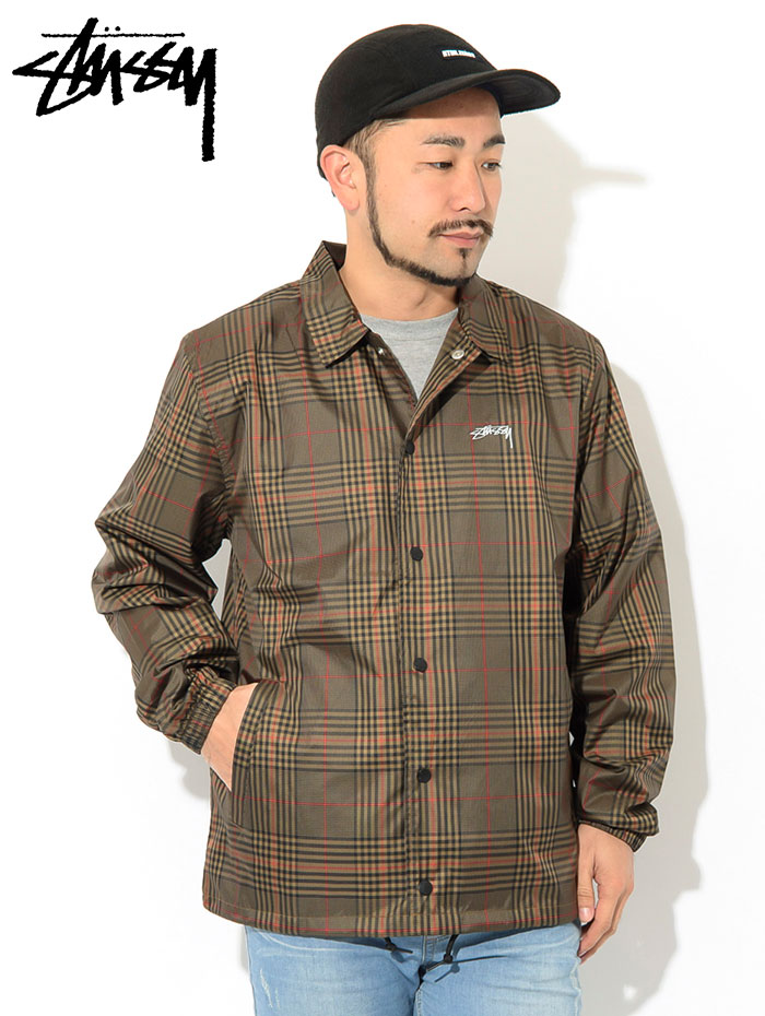 楽天市場】ステューシー STUSSY ジャケット メンズ Plaid Coach