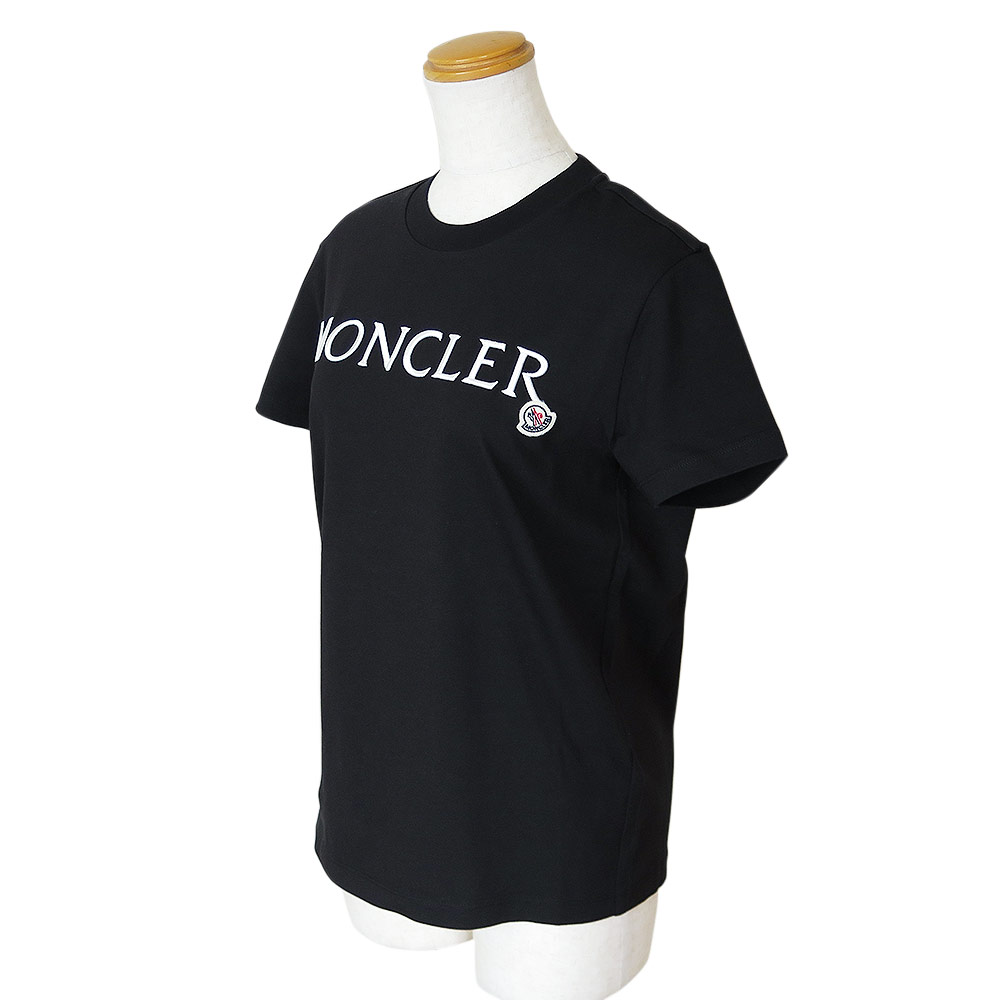 MONCLER ブラック Tシャツ MONCLER Tシャツ(FM51A013)｜阪急百貨店公式