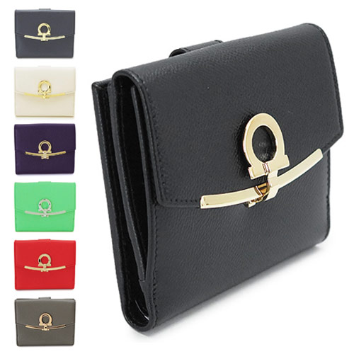 フェラガモ ガンチーニ 二つ折り財布