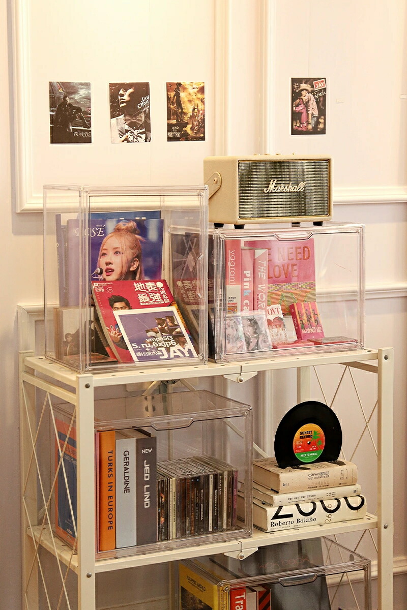 楽天市場】送料無料 アクリル収納ケース アクリル 透明 2個セット CD