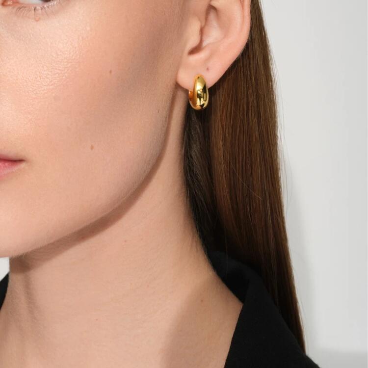 楽天市場】【TOM WOODトムウッド】GOLD Ice Hoops Small ピアス