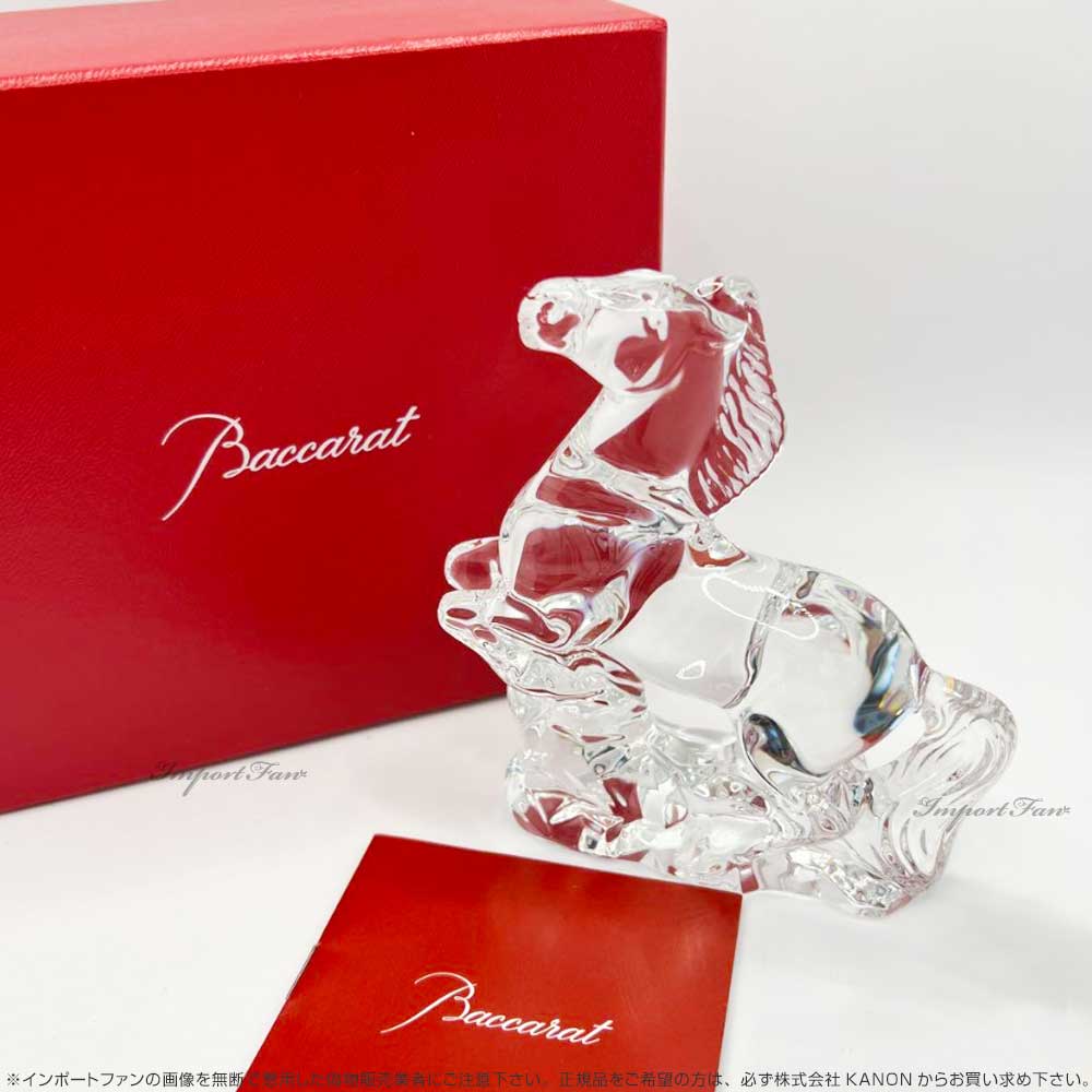 Baccarat バカラ 馬 干支 置物 クリスタル 箱付 開封品 箱に傷汚れ有