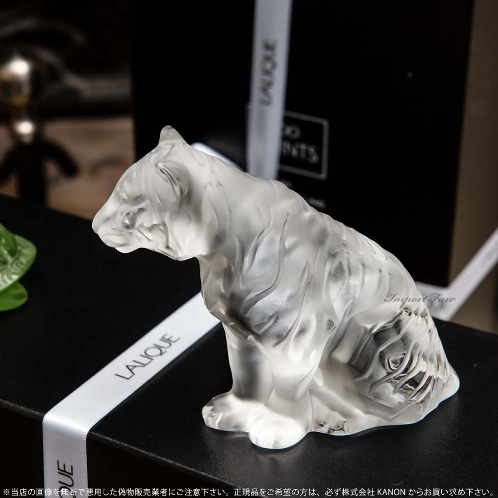 LALIQUE クリスタル 鶏 コックナン カーマスコット 置物 サイン入