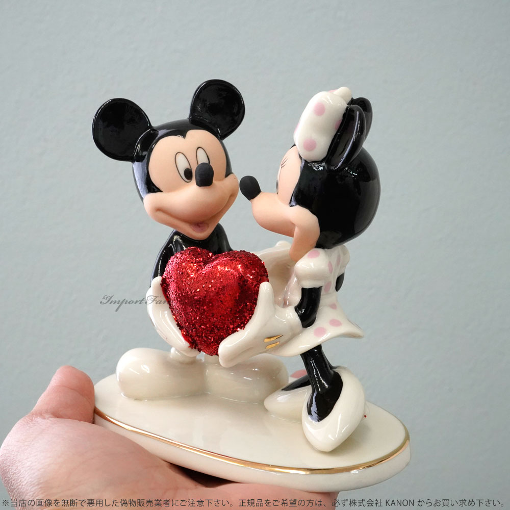楽天市場】レノックス LENOX ミッキー&ミニーマウス 永遠の恋人達