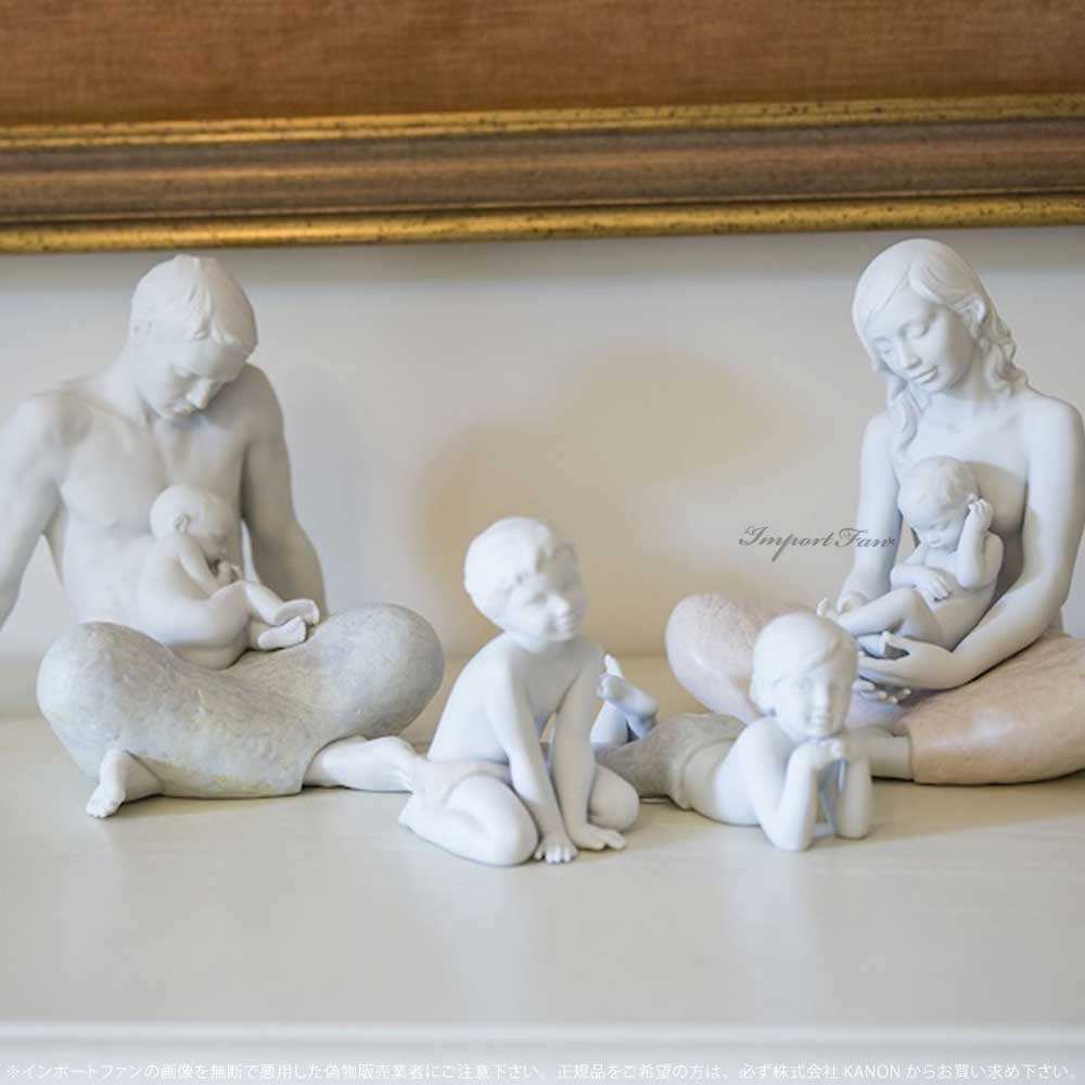 楽天市場】リヤドロ 家族の愛 母子 親子 赤ちゃん 置物 01008404