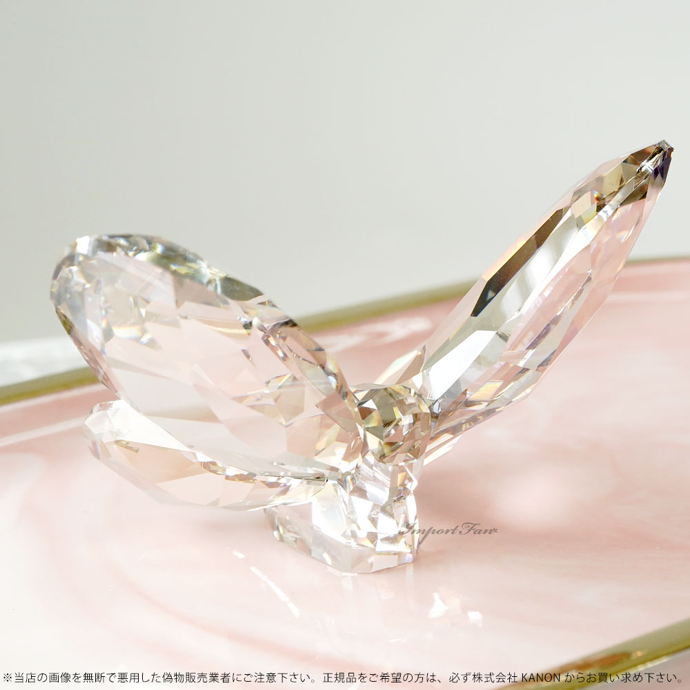 レア！スワロフスキー ブローチ 蝶 バタフライ 2004年 廃盤 シルバー