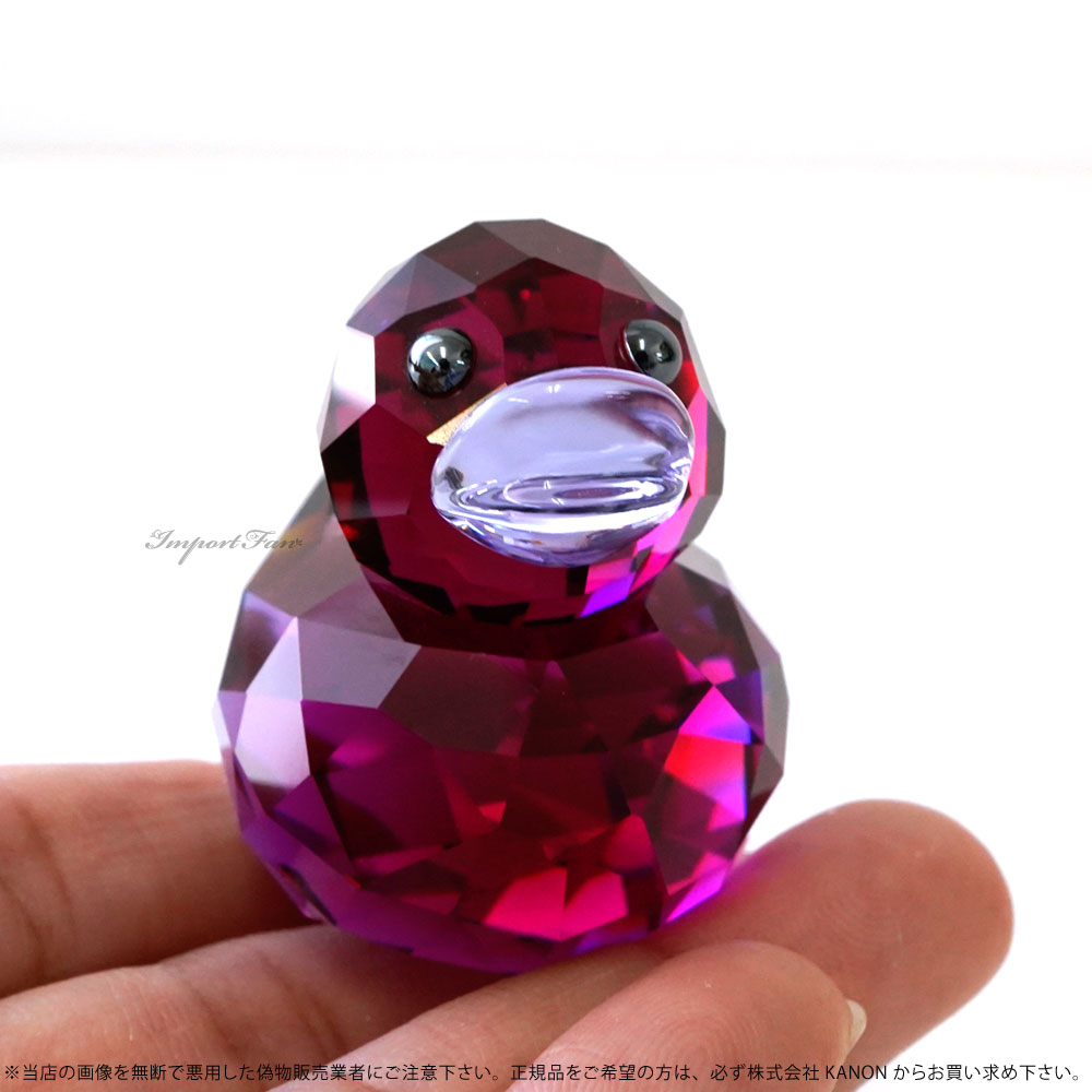 スワロフスキー ピンク ハッピーダック ハート Swarovski Happy Duck