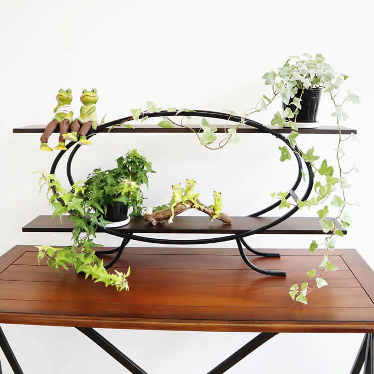 昭和レトロ 天然木 一刀彫 花台 飾り棚 ディスプレイラック 大型置物