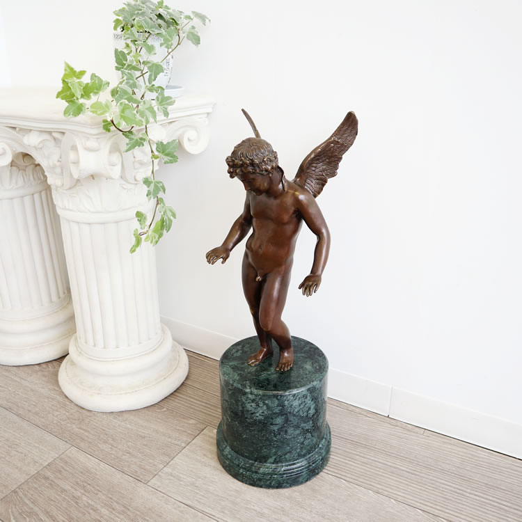 楽天市場】【当日発送】天使 ブロンズ 彫刻 美術品 置き物 オブジェ