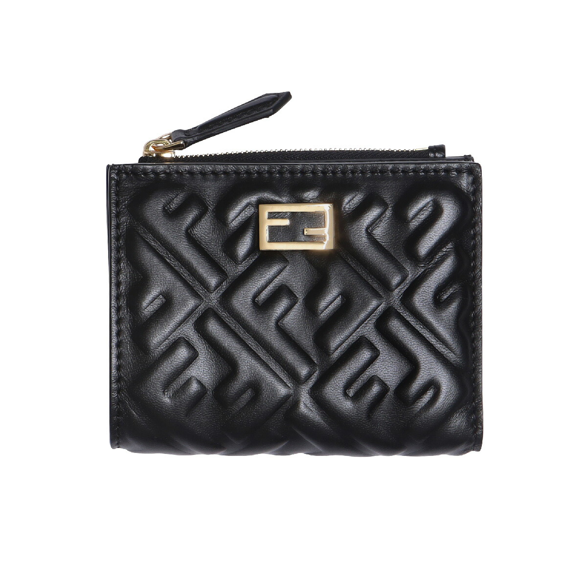 FENDI 二つ折り財布 購入 ブラック フェンディ FENDI 二つ折り財布 黒