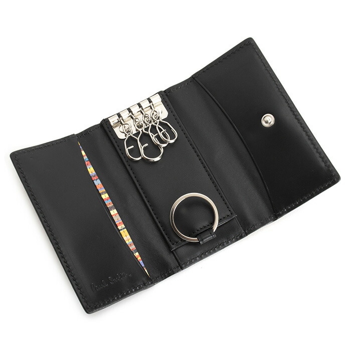 楽天市場】ポールスミス キーケース リング付き 黒(ブラック) Paul