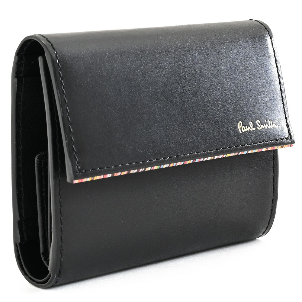 楽天市場】ポールスミス 財布 三つ折り財布 黒(ブラック) Paul Smith