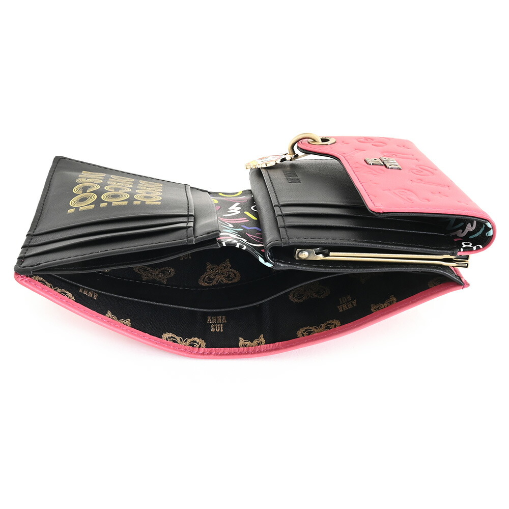 楽天市場】アナスイ Disney DISCO! 財布 二つ折り財布 がま口財布 パス