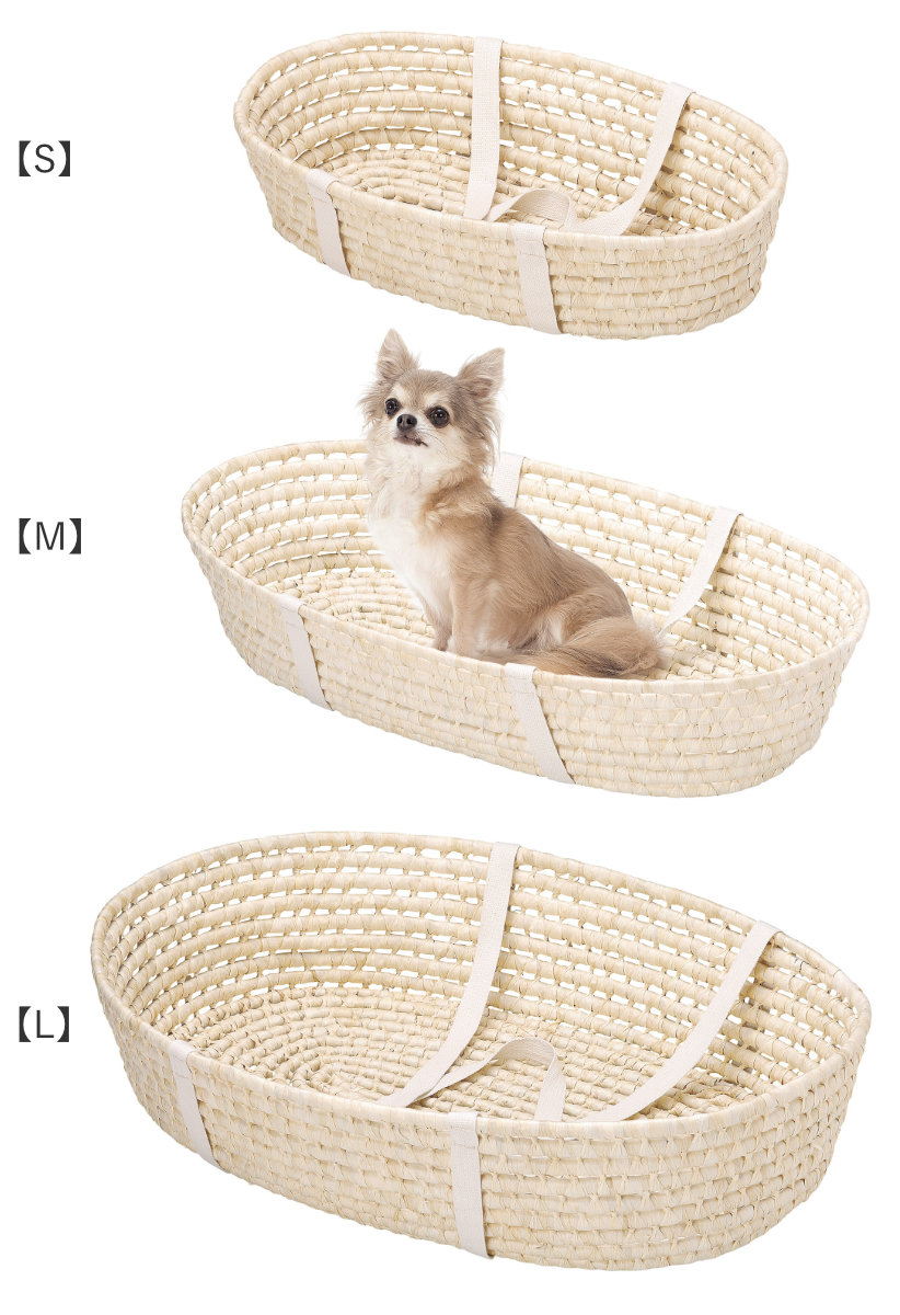 イギリス アンティーク風な柳のベッド 犬用 猫 ウサギ キャリー バスケット