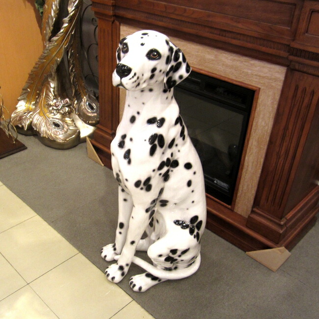 楽天市場】ダルメシアン 置物 オブジェ 109da 【送料無料】 イタリア