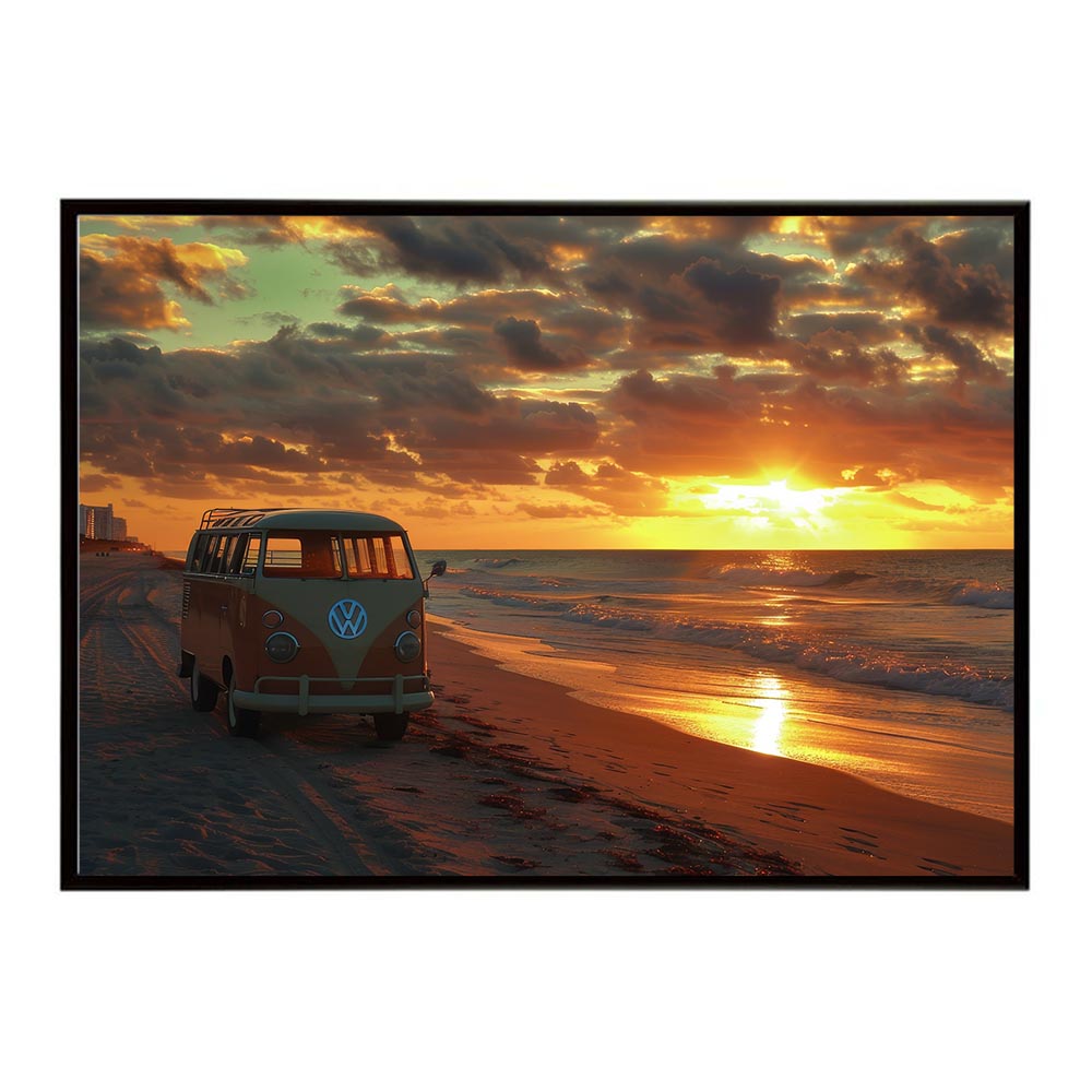 B2サイズ（約51x73cm）】【lh-poster-8046】サーフ サーフバン 海岸