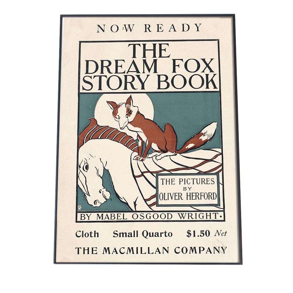 楽天市場】海外 レトロ ポスター the dream fox story book (ca. 1890