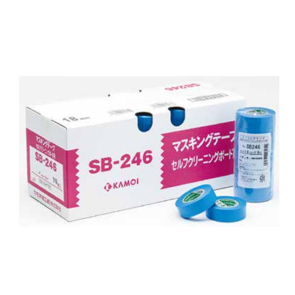 楽天市場】カモイ マスキングテープ SB-246 50mm巾×18m長 20巻 : イーヅカ