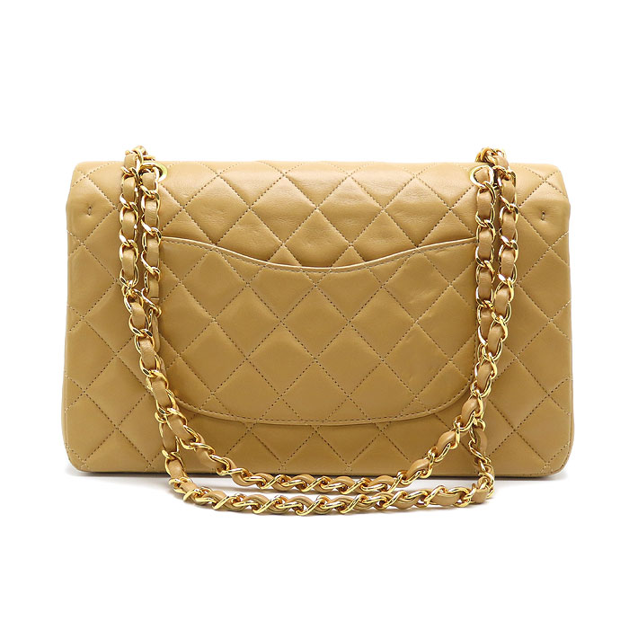シャネル CHANEL 美品！シャネルマトラッセ25cm ベージュ ゴールド
