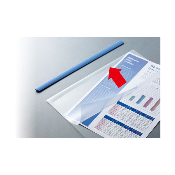 まとめ) TANOSEE 再生レールホルダー A4タテ 20枚収容 黄 1パック（10