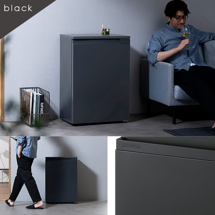 楽天市場】【公式】冷蔵庫 小型 1ドア 奥行スリム 66L IRSN-7A-W IRSN