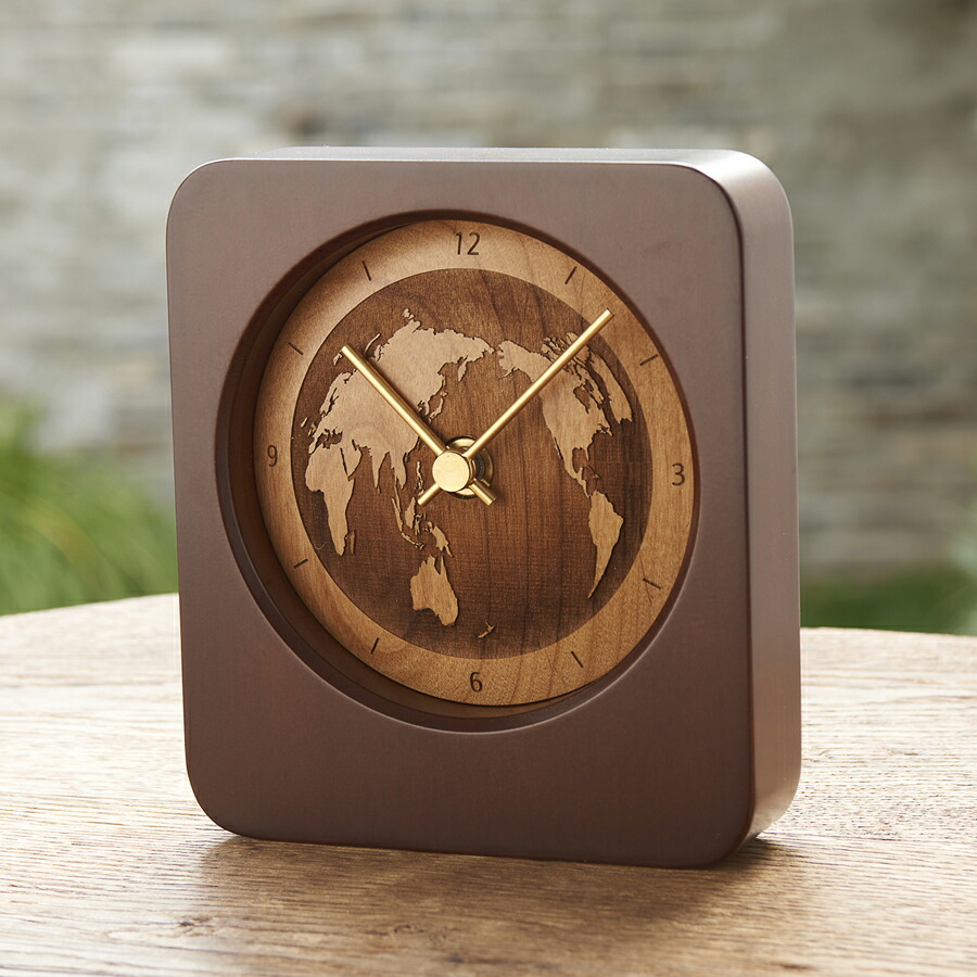 楽天市場】クーポン発行中 日本製 置時計 ワールド 置き時計 木製 国産