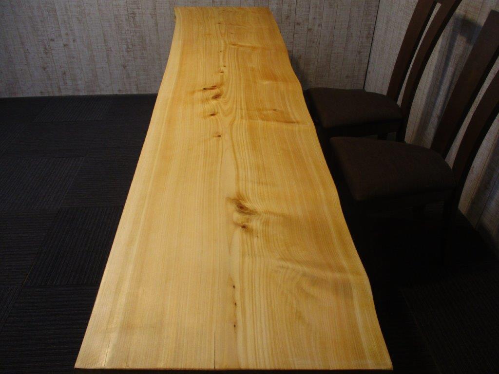 楽天市場】# 986□ 檜 ヒノキ 長さ250cm 一枚板 ダイニングテーブル