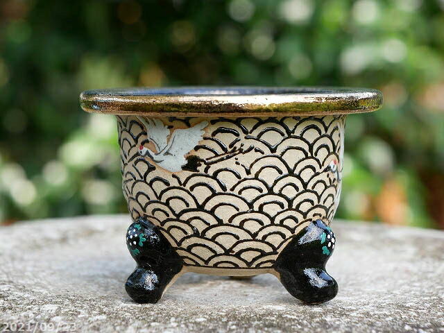 最終値下げ ウランガラス 渦つなぎ紋 鉢 3客 最終値下げ ウランガラス