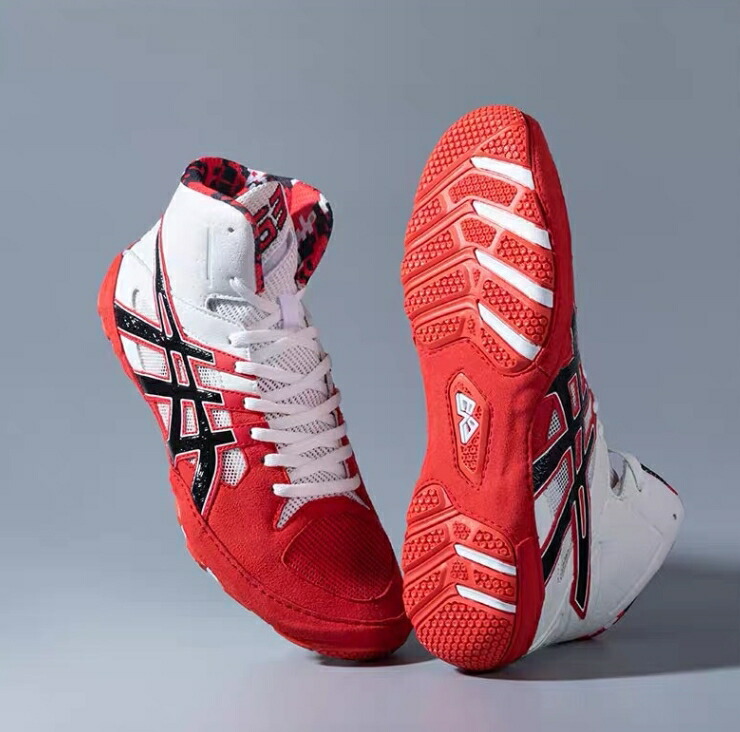 ホワイト ボクシングシューズ ハイカット 26/26.5CM ボクシング用