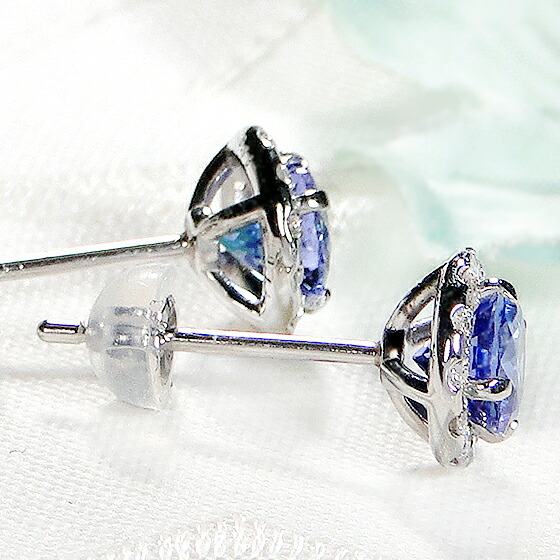 楽天市場】Pt900 タンザナイト ダイヤモンド ピアスプラチナ ダイヤ