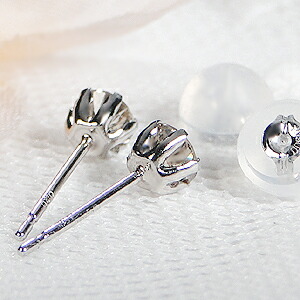 楽天市場】Pt900【0.40ct】ブラウンダイヤモンド 一粒 スタッドピアス