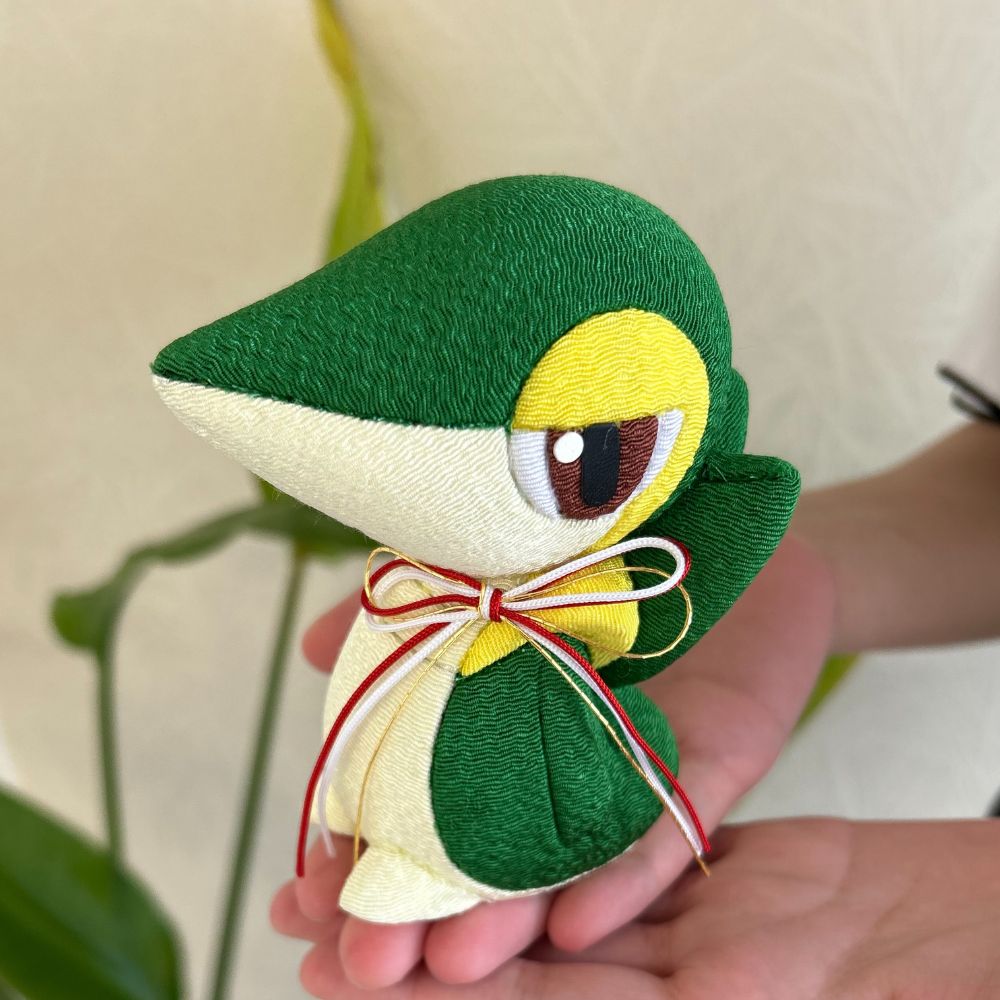 楽天市場】ポケモン Pokemon 真多呂人形 ツタージャ 江戸木目込み人形