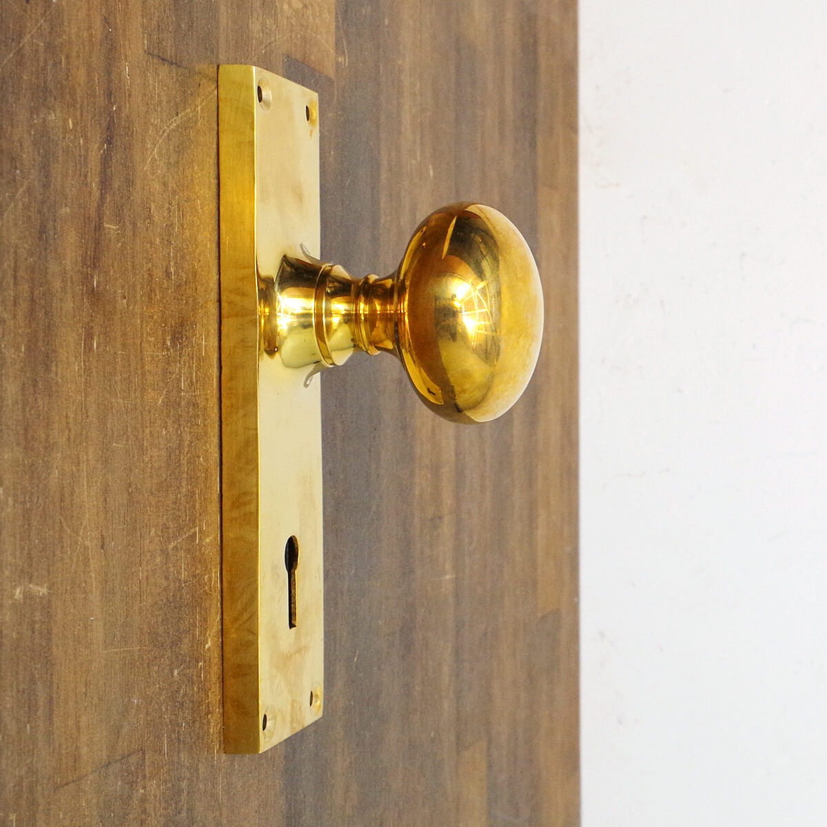 楽天市場】【〈最短翌日出荷〉ドアノブ 真鍮 ハンドル 取っ手 鍵付き