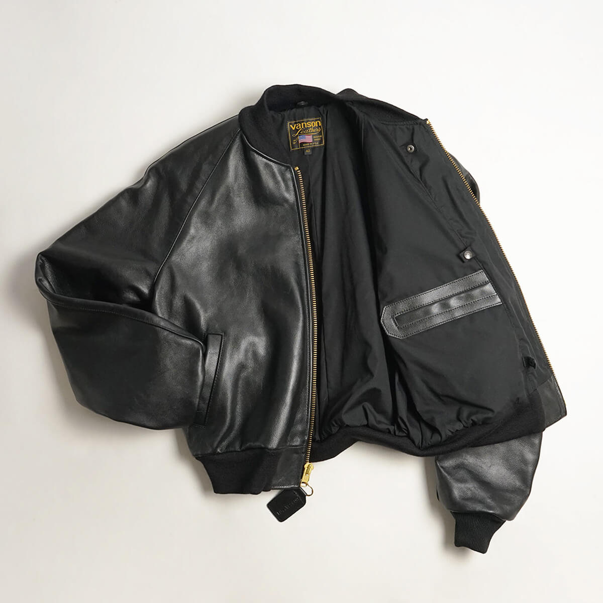 楽天市場】バンソン VANSON TJ チームジャケット ブラック ｜ アメリカ