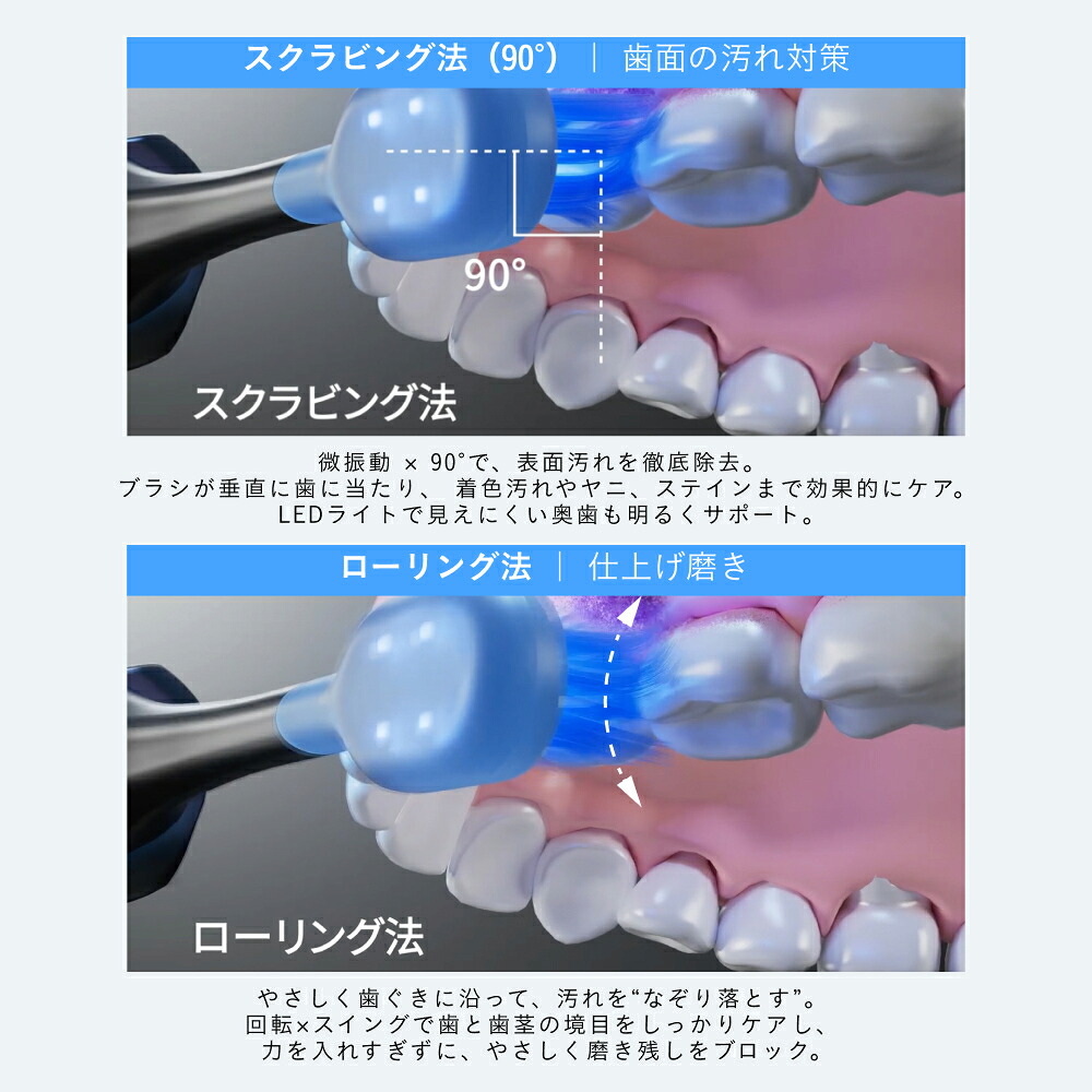 楽天市場】Noend 電動歯ブラシ Swing E-Toothbrush 携帯歯ブラシ 携帯
