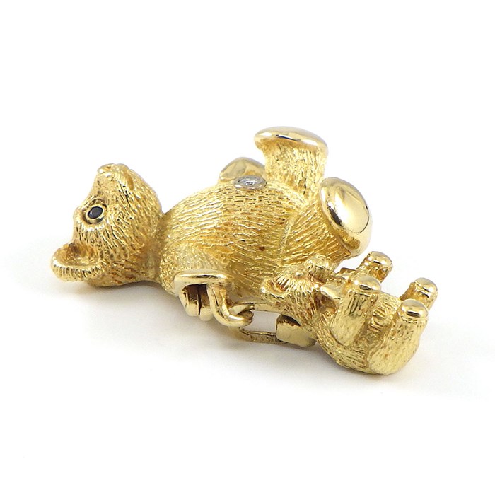 楽天市場】ティファニー Tiffany & Co. ブローチ テディベア モチーフ