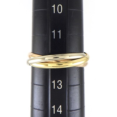 カルティエ トリニティリング スリーカラー XS 52号 K18YG/WG/PG