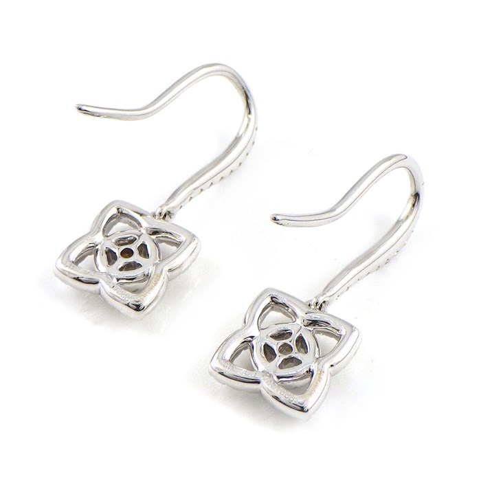 楽天市場】デビアス De Beers ピアス フック アンシャンテ ロータス