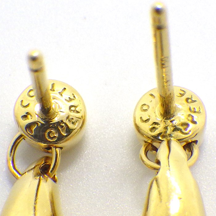 楽天市場】ティファニー Tiffany & Co. ピアス ティアドロップ K18YG