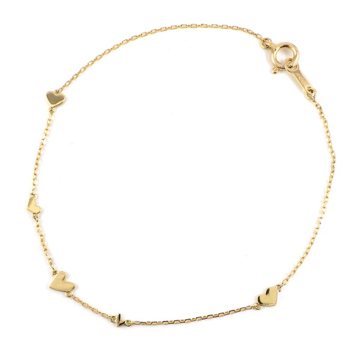 楽天市場】アーカー AHKAH ブレスレット シャボンハート K18YG 【中古