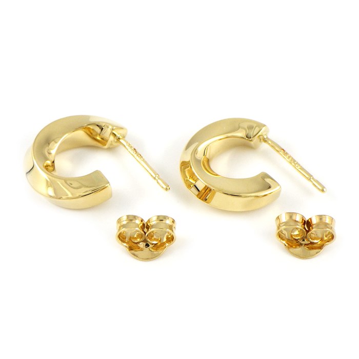 楽天市場】ティファニー Tiffany & Co. ピアス ツイスト フープ K18YG